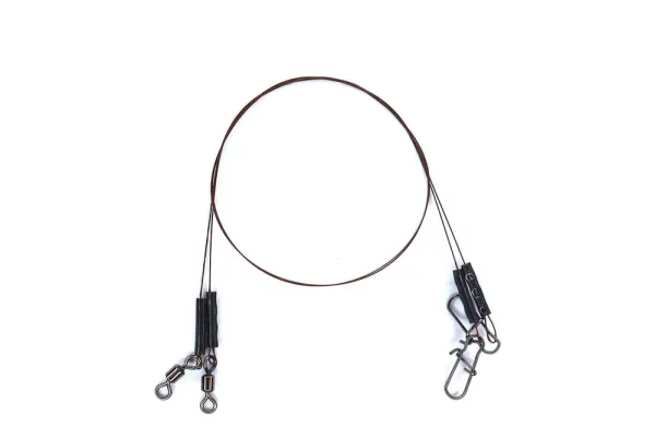Pavadas Surfstrand Leaders 1x7 diegi 12kg 20cm 2gab