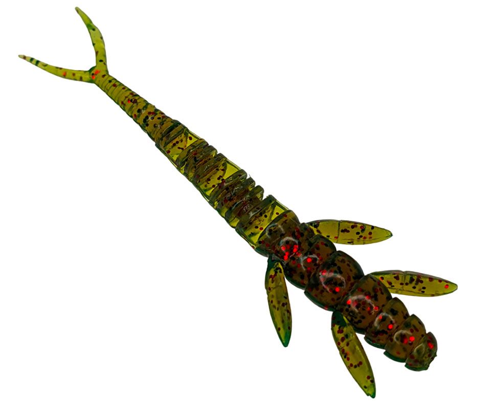 Fishup Flit 3,0" 019 - Motor Oil/Red (8gab)