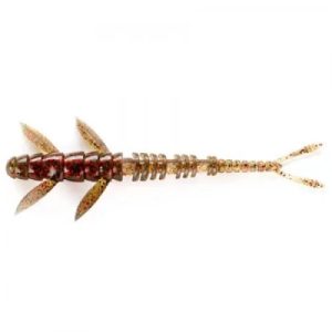 Silikona FishUp Flit 3" #045 - Zaļš ķirbis/Sarkans un melns