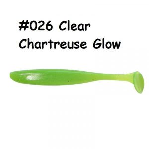 Силикон Keitech Easy Shiner    026S Clear Chartreuse Glow